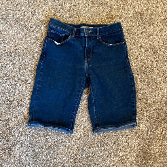 Levi's Pants - Levi’s Bermuda Shorts Womens Size 27 dark wash